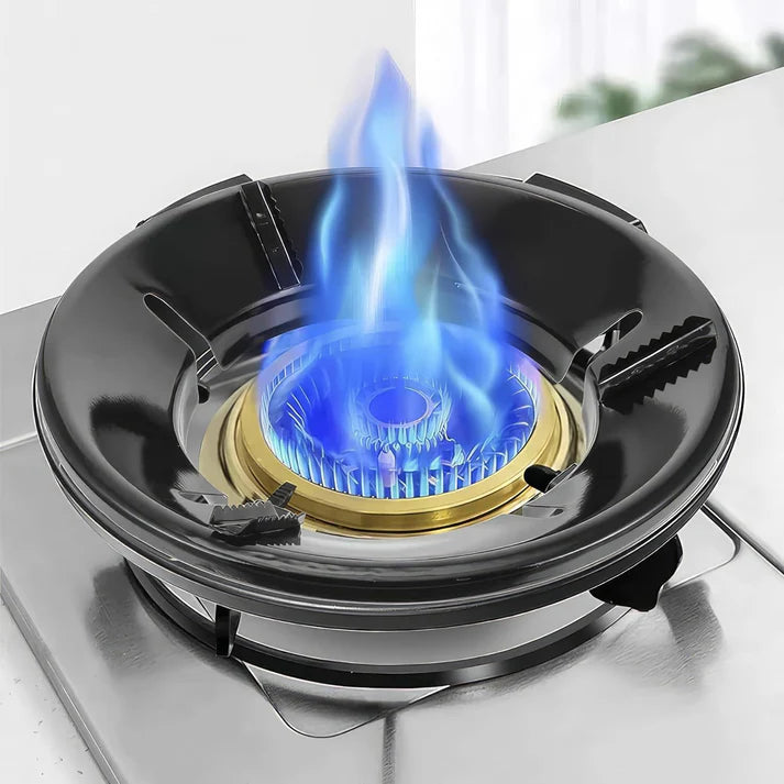 Enhance Gas Efficiency with Our Fire & Windproof Luxe Burner Stand – Energy-Saving, Set of 2