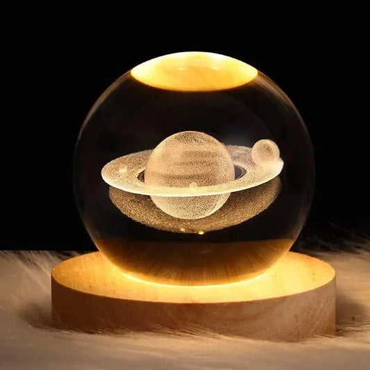 3D Moonlight Crystal Night Light