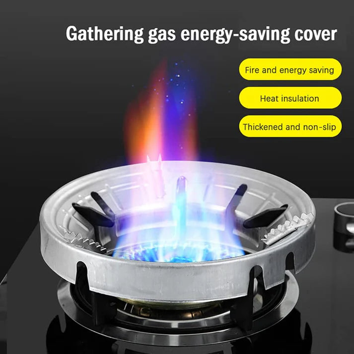 Enhance Gas Efficiency with Our Fire & Windproof Luxe Burner Stand – Energy-Saving, Set of 2